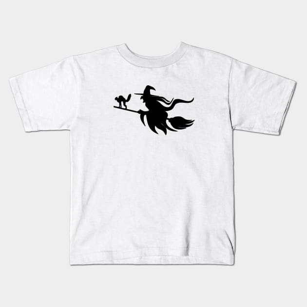 Witch Kids T-Shirt by linesdesigns